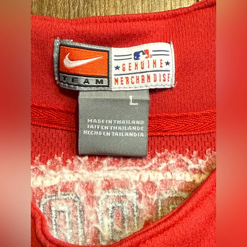 Nike Kids' Red Boston Baseball Jersey